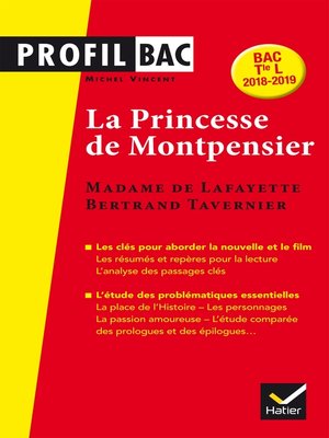 cover image of Mme de Lafayette/B. Tavernier, La Princesse de Montpensier